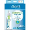 Dr.Brown's Natural Flow Options Mπιμπερό Πλαστικό με Στενό Λαιμό και Θηλή Σιλικόνης 250ml 3 τεμ. SB 83005